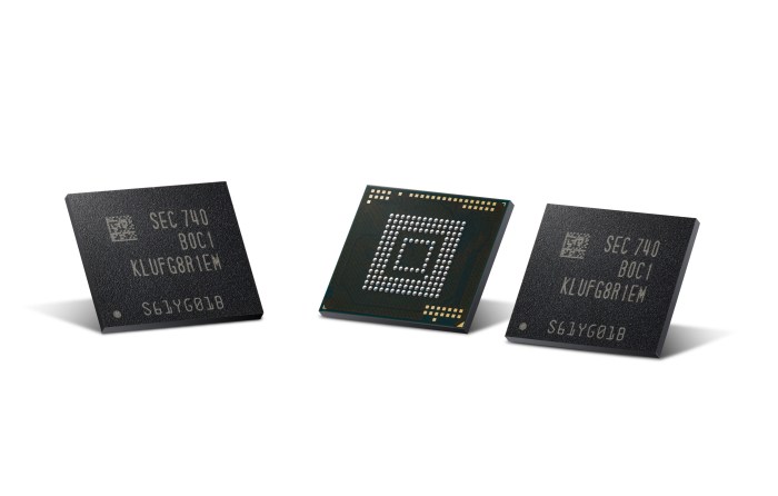 Samsung 512gb flash storage twice as fast