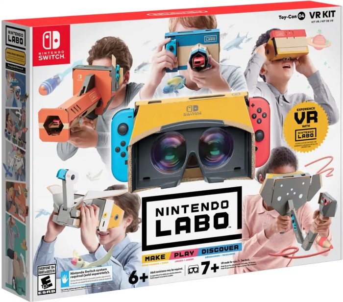 Nintendo switch labo vr kit