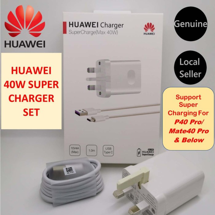 Huawei p30 pro 40w fast charging