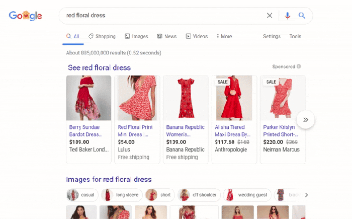 Google image shoppable ads