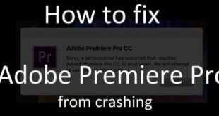 Adobe premiere pro bug fixed