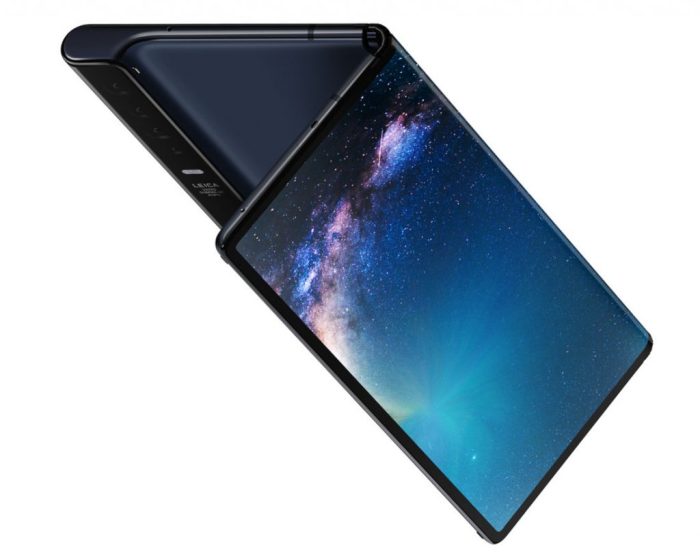 Huawei mate x foldable oled phone