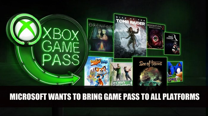 Microsoft bring xbox game pass all platforms