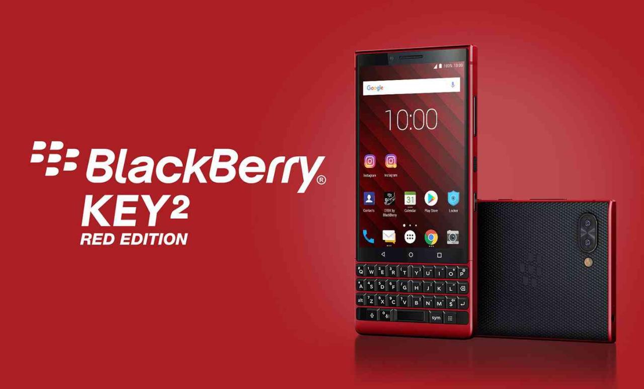 Blackberry key2 red edition launched