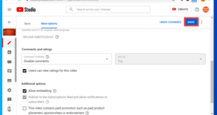 Youtube disable comments videos with minors