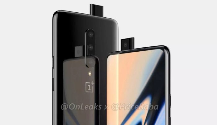 Oneplus 7 renders leaked popup camera