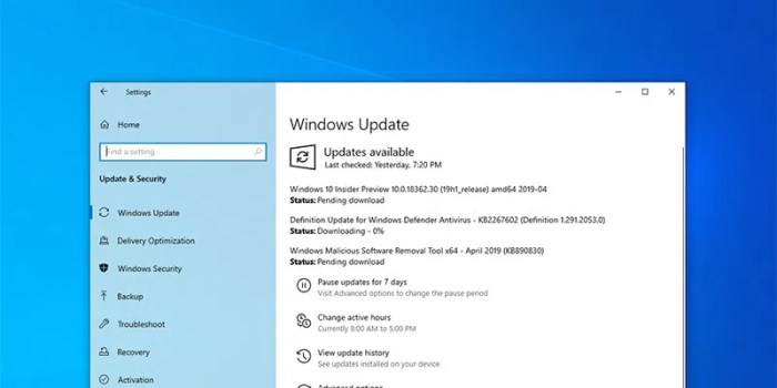 Microsoft uninstall latest windows 10 update issues